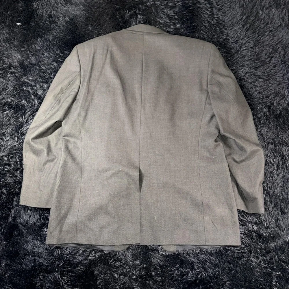 Lauren‎ Ralph Lauren Blazer Mens 44R Gray 100% Wool Two Button Sport Coat Lined